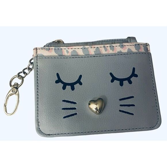 Betsy Johnson Cat Clip Wallet - Picture 1 of 3